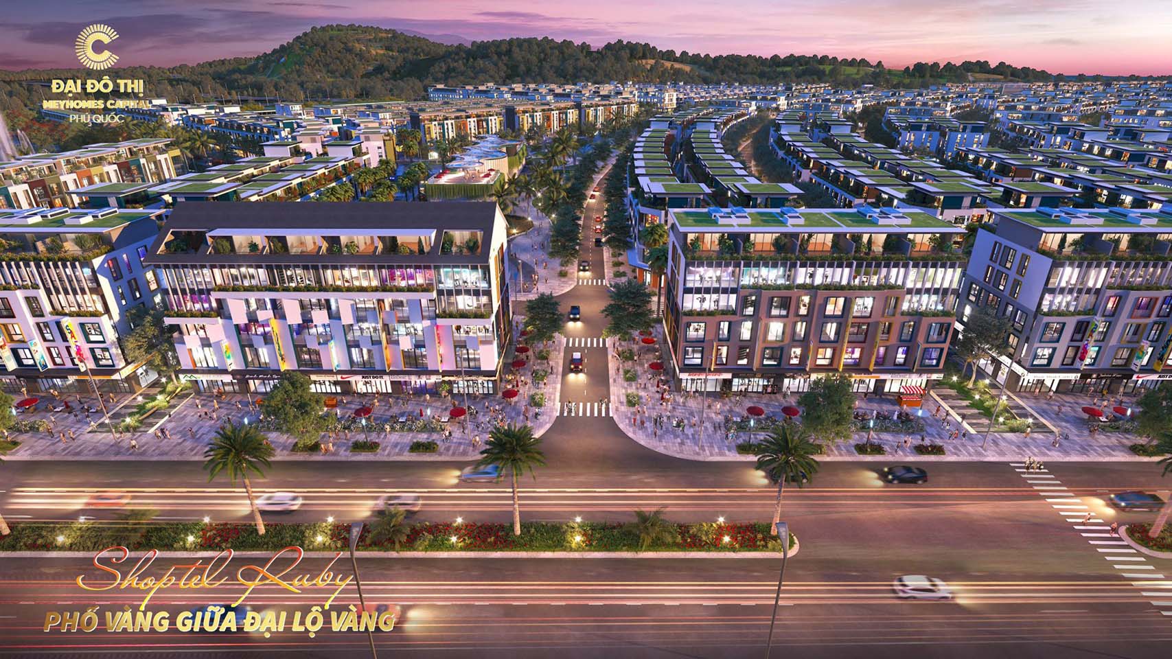 Phối cảnh nội thất căn góc nhỏ -  tầng 2 -  khu khách sạn